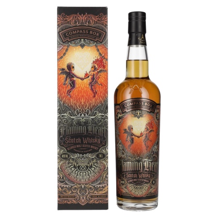 🌾Compass Box FLAMING HEART Blended Malt 7th Limited Edition 2022 48,9% Vol. 0,7l in Geschenkbox | Spirits Village