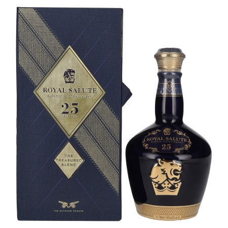 🌾Royal Salute 25 Years Old THE TREASURE BLEND 40% Vol. 0,7l in Geschenkbox | Spirits Village