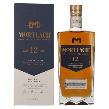 🌾Mortlach 12 Years Old The WEE WITCHIE Single Malt 43,4% Vol. 0,7l in Geschenkbox | Spirits Village