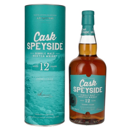 🌾A.D. Rattray Cask SPEYSIDE 12 Years Old Single Malt SHERRY FINISH 46% Vol. 0,7l in Geschenkbox | Spirits Village