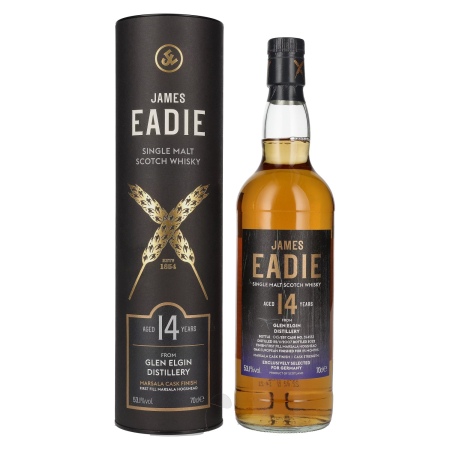 🌾James Eadie GLEN ELGIN 14 Years Old Single Malt Marsala Cask Finish 2007 53,1% Vol. 0,7l in Geschenkbox | Spirits Village