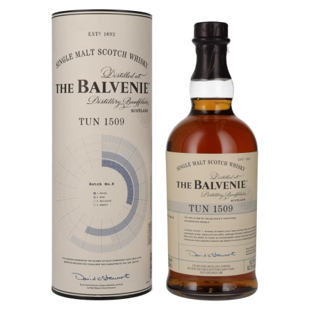 The Balvenie TUN 1509 Single Malt Scotch Whisky Batch No. 8 52,2% Vol. 0,7l in Geschenkbox