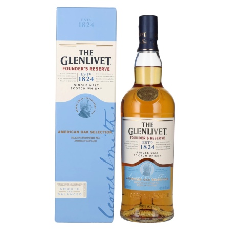 🌾The Glenlivet FOUNDER'S RESERVE American Oak Selection 40% Vol. 0,7l in Geschenkbox | Spirits Village