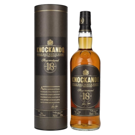 🌾Knockando 18 Years Old Slow Matured Single Malt Scotch Whisky 43% Vol. 0,7l in Geschenkbox | Spirits Village