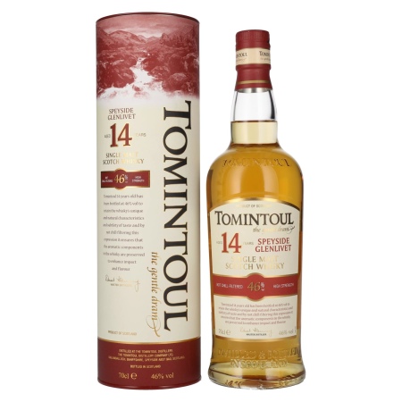 🌾Tomintoul 14 Years Old Single Malt Scotch Whisky 46% Vol. 0,7l in Geschenkbox | Spirits Village