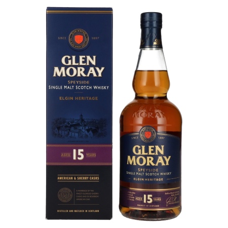 🌾Glen Moray 15 Years Old Elgin Heritage 40% Vol. 0,7l in Geschenkbox | Spirits Village