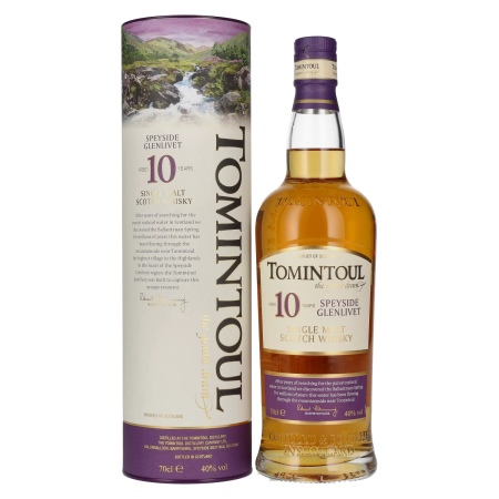 🌾Tomintoul 10 Years Old Single Malt Scotch Whisky 40% Vol. 0,7l in Geschenkbox | Spirits Village