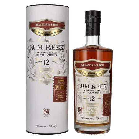 🌾MacNair's Lum Reek 12 Years Old PEATED 46% Vol. 0,7l in Geschenkbox | Spirits Village