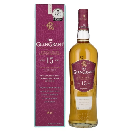 Glen Grant 15 Years Old BATCH STRENGTH Single Malt Whisky 50% Vol. 1l in Geschenkbox