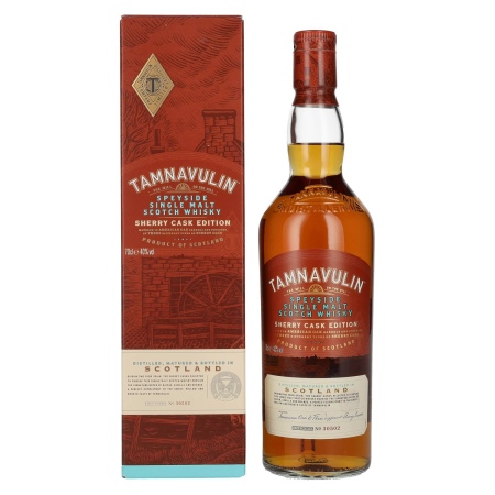 🌾Tamnavulin SHERRY CASK Speyside Single Malt Scotch Whisky 40% Vol. 0,7l in Geschenkbox | Spirits Village