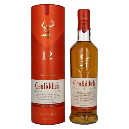 Glenfiddich 12 Years Old Triple Oak Single Malt 40% Vol. 0,7l in Geschenkbox