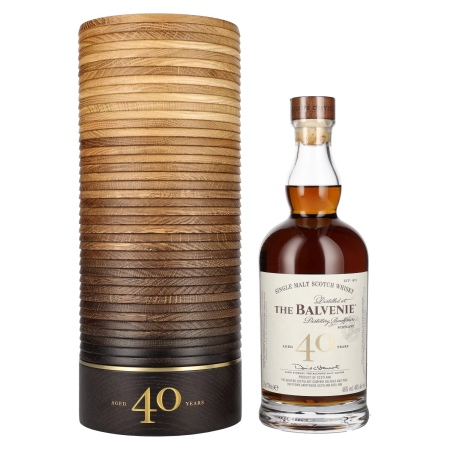 The Balvenie 40 Years Old Single Malt Scotch Whisky 46% Vol. 0,7l in Holzkiste