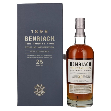 🌾Benriach THE TWENTY FIVE Single Malt Four Cask Matured 46% Vol. 0,7l in Geschenkbox | Spirits Village