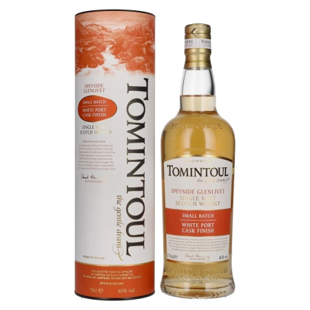 🌾Tomintoul Small Batch White Port Cask Finish 40% Vol. 0,7l in Geschenkbox | Spirits Village