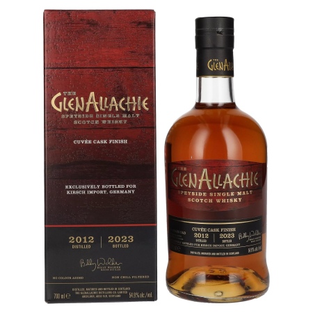 The GlenAllachie 10 Years Old Cuvée Cask Finish 2012 54,9% Vol. 0,7l in Geschenkbox