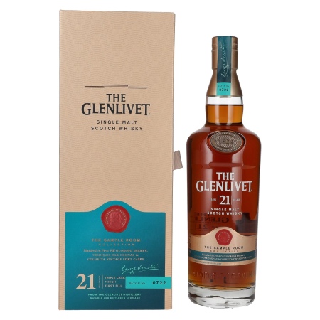 The Glenlivet 21 Years Old THE SAMPLE ROOM COLLECTION Single Malt Scotch Whisky 43% Vol. 0,7l in Geschenkbox