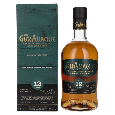 🌾The GlenAllachie 12 Years Old MOSCATEL WOOD FINISH 48% Vol. 0,7l in Geschenkbox | Spirits Village