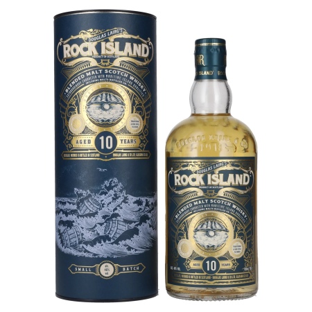 🌾Douglas Laing ROCK ISLAND 10 Years Old Blended Malt 46% Vol. 0,7l in Geschenkbox | Spirits Village