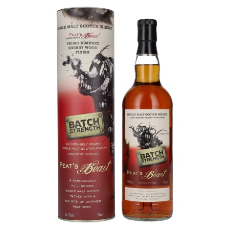 🌾Peat's Beast BATCH STRENGTH Pedro Ximenez Sherry Wood Finish 54,1% Vol. 0,7l in Geschenkbox | Spirits Village