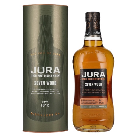 🌾Jura SEVEN WOOD Single Malt Scotch Whisky 42% Vol. 0,7l in Geschenkbox | Spirits Village