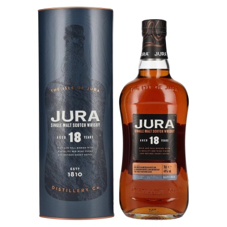 🌾Jura 18 Years Old Single Malt Scotch Whisky 44% Vol. 0,7l in Geschenkbox | Spirits Village