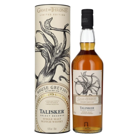 Talisker Select Reserve GAME OF THRONES House Greyjoy Single Malt Collection 45,8% Vol. 0,7l in Geschenkbox