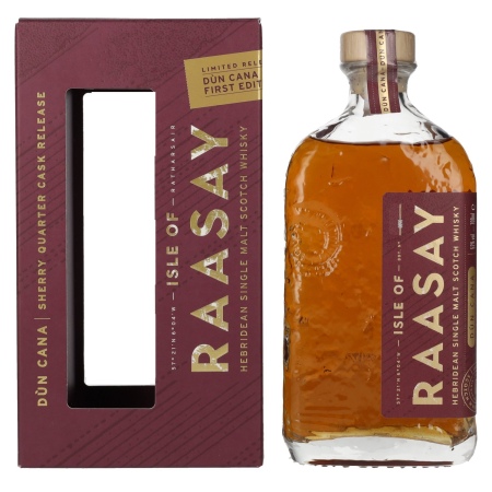 🌾Isle of RAASAY Dùn Cana Sherry Quarter Cask Hebridean Single Malt 52% Vol. 0,7l in Geschenkbox | Spirits Village