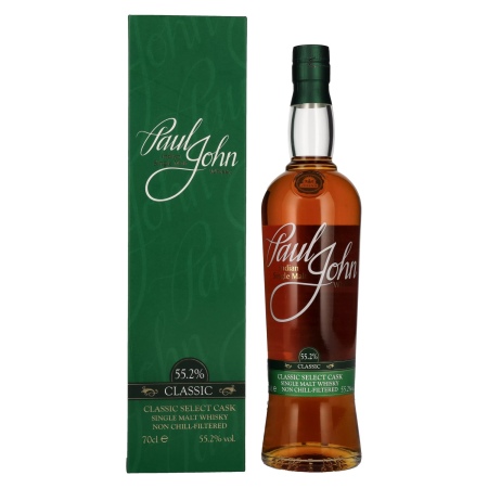 Paul John CLASSIC Select Cask Indian Single Malt Whisky 55,2% Vol. 0,7l in Geschenkbox