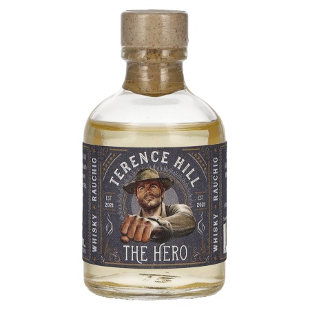 🌾Terence Hill THE HERO Whisky Rauchig 49% Vol. 0,05l | Spirits Village