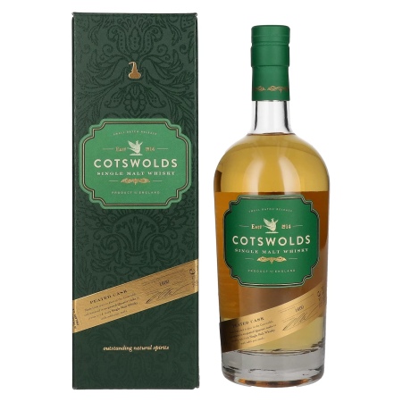 🌾Cotswolds PEATED CASK Single Malt Whisky 59,6% Vol. 0,7l in Geschenkbox | Spirits Village