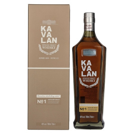 🌾Kavalan DISTILLERY SELECT Single Malt Whisky No. 1 40% Vol. 0,7l in Geschenkbox | Spirits Village