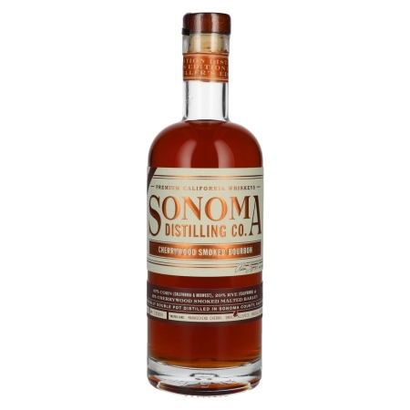 🌾Sonoma Distilling Co. CHERRYWOOD SMOKED BOURBON Whiskey 47,8% Vol. 0,7l | Spirits Village