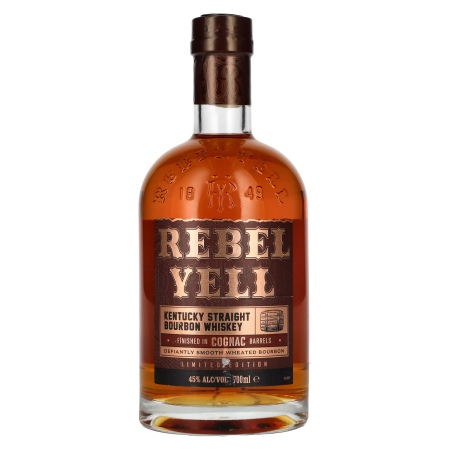 🌾Rebel Yell Bourbon Whiskey Cognac Barrel Finish 45% Vol. 0,7l | Spirits Village