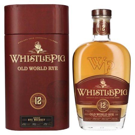 🌾WhistlePig 12 Years Old Straight Rye Whiskey 43% Vol. 0,7l in Geschenkbox | Spirits Village