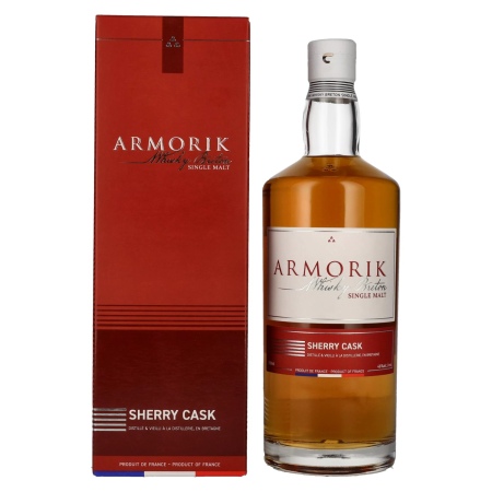 🌾Armorik SHERRY CASK Whisky Breton Single Malt 46% Vol. 0,7l in Geschenkbox | Spirits Village