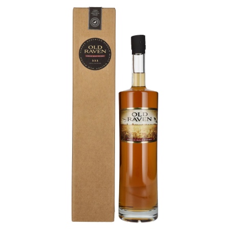 🌾Old Raven Triple Distilled Single Malt Whisky 40,8% Vol. 1,5l in Geschenkbox | Spirits Village