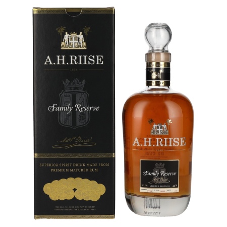 🌾A.H. Riise FAMILY RESERVE Superior Spirit Drink 42% Vol. 0,7l in Geschenkbox | Spirits Village