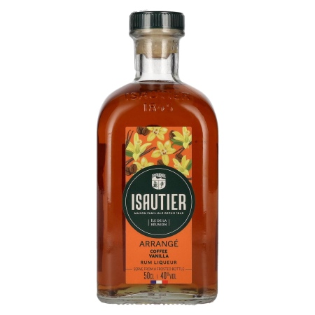 🌾Isautier Arrangé COFFEE VANILLA Rum Liqueur 40% Vol. 0,5l | Spirits Village