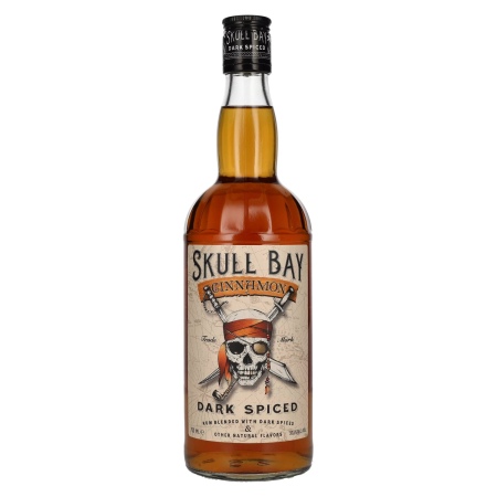 🌾Skull Bay CINNAMON Dark Spiced 37,5% Vol. 0,7l | Spirits Village