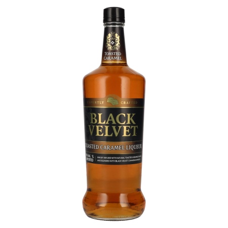 🌾Black Velvet TOASTED CARAMEL Flavored Whisky 35% Vol. 1l | Spirits Village