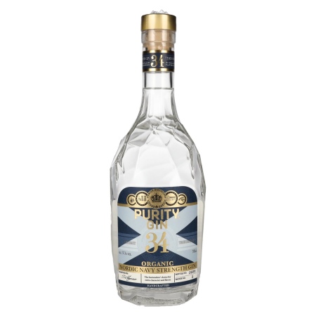 🌾Purity 34 CRAFT NORDIC NAVY STRENGTH Organic Gin 57,1% Vol. 0,7l | Spirits Village