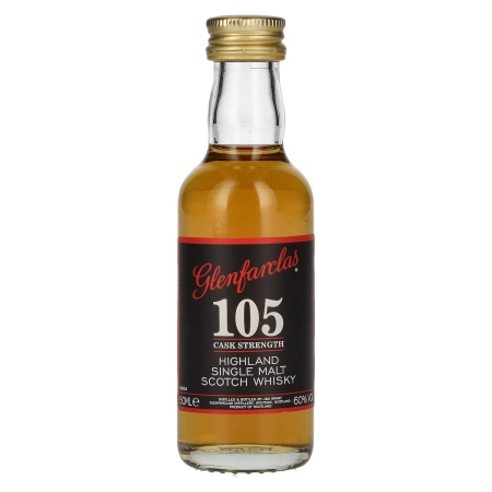 🌾Glenfarclas 105 CASK STRENGTH Highland Single Malt 60% Vol. 0,05l | Spirits Village