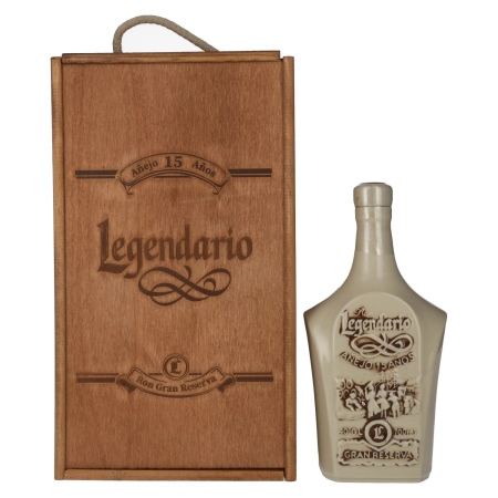 🌾Legendario Ron Gran Reserva Añejo 15 Años 40% Vol. 0,7l in Holzkiste | Spirits Village