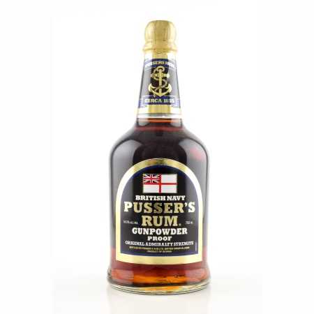 🌾Pusser's British Navy Gunpowder Proof Black Label 54.5% vol. 0,7l | Spirits Village