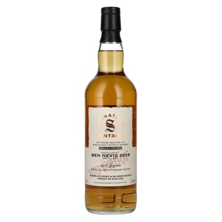 🌾Signatory Vintage 100 Proof Edition BEN NEVIS PEATED 5 Years Old Single Malt #17 2019 57,1% Vol. 0,7l | Spirits Village