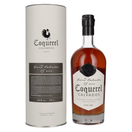 🌾Coquerel Grand Calvados 15 Ans 42% Vol. 0,7l in Geschenkbox | Spirits Village