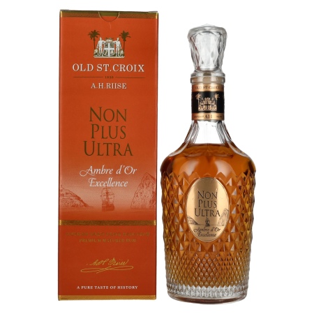 🌾Old St. Croix A.H. Riise NON PLUS ULTRA Ambre d'Or Excellence 42% Vol. 0,7l in Geschenkbox | Spirits Village