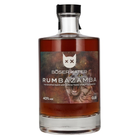 🌾BÖSER KATER RUMbazamba Caramel Toffee Spirit Drink 40% Vol. 0,5l | Spirits Village