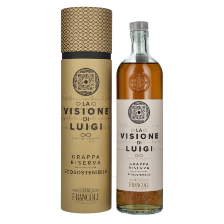 🌾Luigi Francoli Grappa Riserva La Visione di Luigi 40% Vol. 0,7l in Geschenkbox | Spirits Village