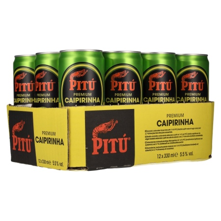 🌾Pitú Premium Caipirinha 5,5% Vol. 12x0,33l Dosen | Spirits Village